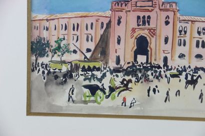 Yves BRAYER (1907-1990). Souvenir of Spain....