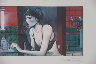 BILAL Enki (born 1951). The woman trap. Color...