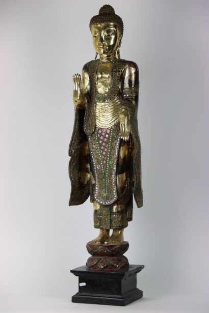 ASIE. Buddha debout.
ASIA. Wooden subject...