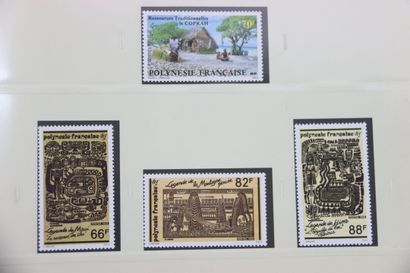 STAMPS. Nice collection of Polynesia from...