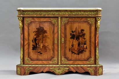 François LINKE (1855-1946), attribué à. Meuble...
