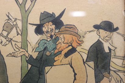 Tom BROWNE (1872-1910) Au parc, suite de...
