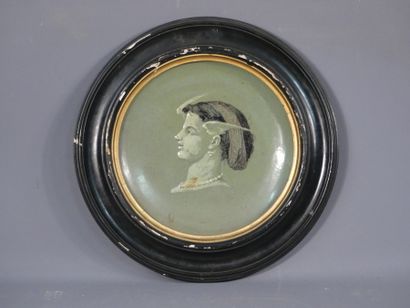 Attribué à Jean-Louis HAMON (1821-1874) Plat...