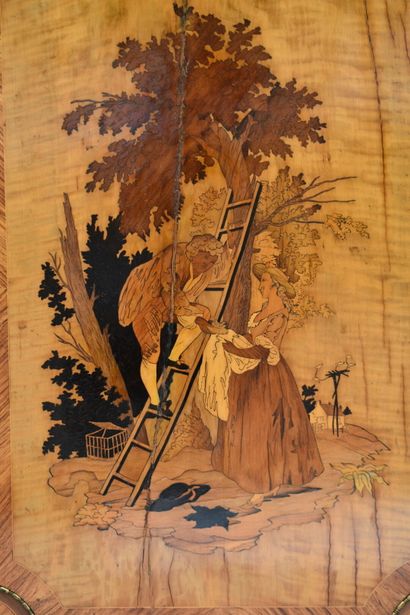 François LINKE (1855-1946), attribué à. Meuble...