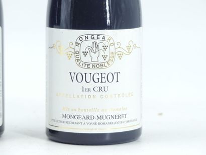 2 bottles of VOUGEOT 1ER CRU, 2012, MONGEARD...