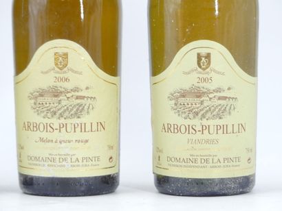 4 ARBOIS PUPILLIN DOMAINE DE LA PINTE
3 bouteilles...