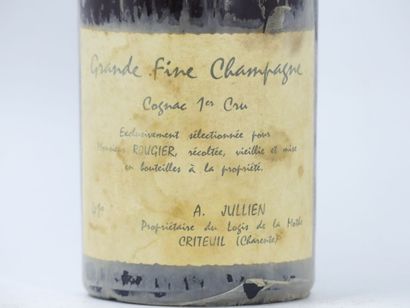 1 bouteilles de GRANDE FINE CHAMPAGNE, COGNAC...