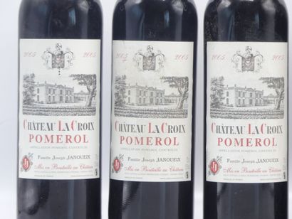 6 BORDEAUX 
3 bouteilles de POMEROL 2005...