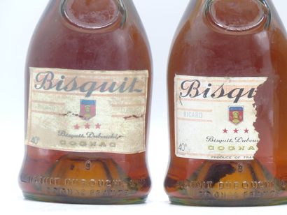 LOT 4 ALCOOLS
2 bouteilles de COGNAC BISQUIT...