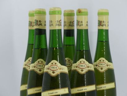 6 GEWURZTRAMINNER, CLOS ZISSER, 1964
6 bouteilles...