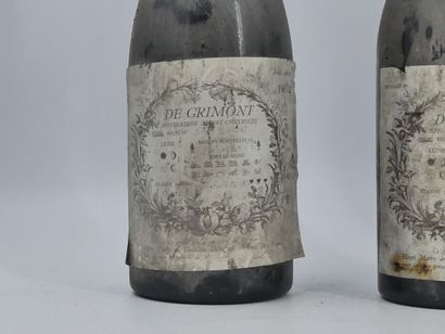 3 ARBOIS DE GRIMONT 1964
3 bouteilles d'ARBOIS,...