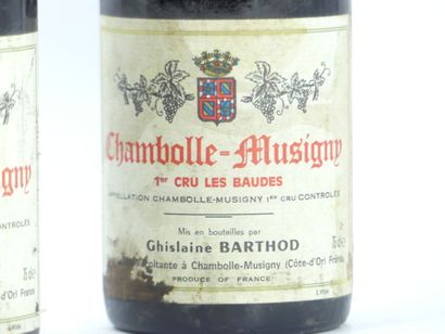 3 bouteilles de CHAMBOLLE MUSIGNY, 1er CRU...