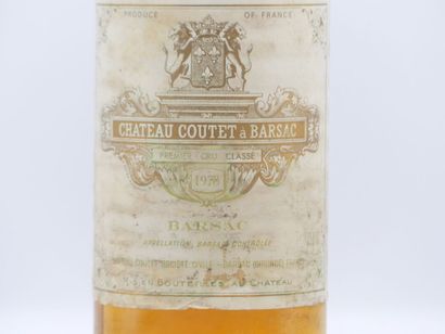 1 bouteille de SAUTERNES 1978 CHÂTEAU COUTET....