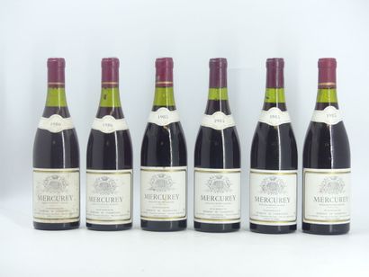6 MERCUREY 1985 et 1986 DOMAINE DE CHAMROSE
4...