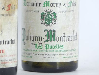 3 BOURGOGNE MOREY 
1 bouteille de CHASSAGNE...