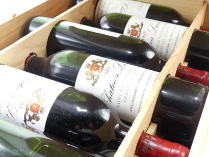 Caisse Bois d'Origine 12 bouteilles de SAINT...