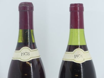 2 VOSNE ROMANEE CLOS DES REAS 1976 ET 1978...