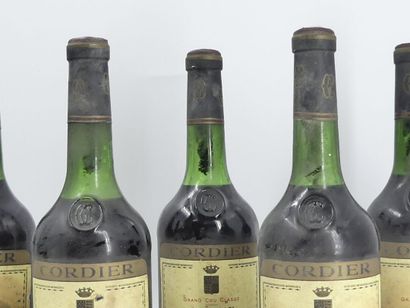 7 CHATEAU TALBOT 1974
7 bouteilles de SAINT...
