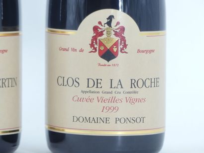 2 BOURGOGNES PONSOT 1999
1 bottle of CLOS...