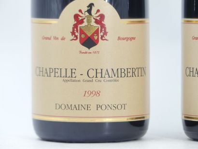 2 CHAPELLE CHAMBERTIN 1999 ET 1998 PONSOT
2...