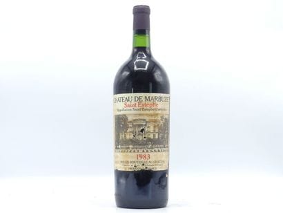 1 MAGNUM SAINT ESTEPHE 1983 CHÂTEAU DE MARBUZET....