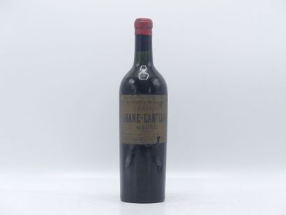 1 bouteille de MEDOC 1923 CHÂTEAU BRANE CANTENAC....