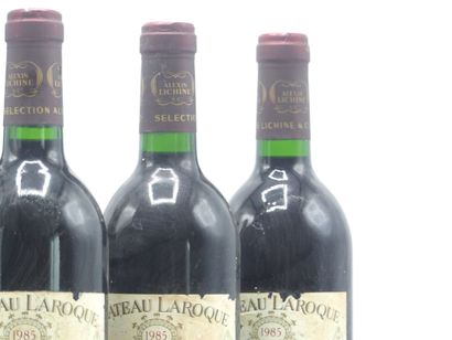 5 bouteilles de SAINT EMILION GRAND CRU 1985...