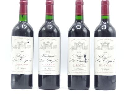 4 bouteilles de GRAVES 1996 CHÂTEAU LE TUQUET.





Sur...