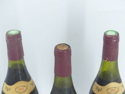 3 POMMARD 1992 CLUZEAUD
3 bouteilles de POMMARD,...