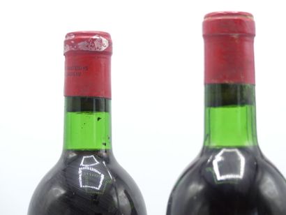 2 bouteille de MARGAUX 1973 CHÂTEAU RAUZAN...