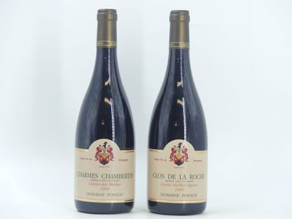 2 BOURGOGNES PONSOT 1999
1 bottle of CLOS...