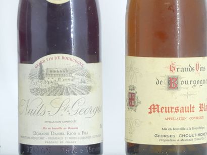 4 BOURGOGNES 
3 bouteilles de NUITS ST GEOGRES,...