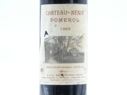 1 bouteille de POMEROL 1993 CHÂTEAU NENIN....