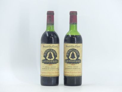 2 ANGELUS 1974
2 bouteilles de ST EMILION,...