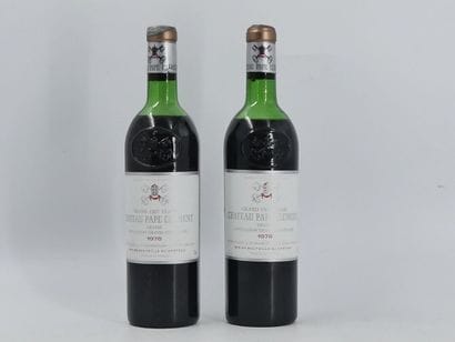 2 PAPE CLEMENT 1978
2 bouteilles de GRAVES...