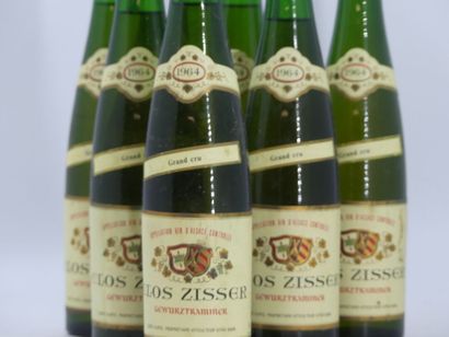 6 GEWURZTRAMINNER, CLOS ZISSER, 1964
6 bouteilles...