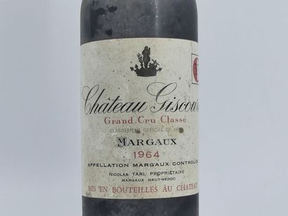1 CHATEAU GISCOURS, 1964
1 bouteille de MARGAUX,...