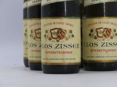 6 GEWURZTRAMINER, CLOS ZISSER, 1976
6 bouteilles...