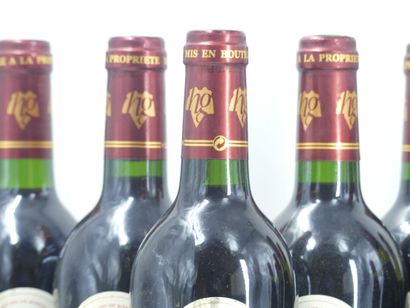 7 bouteilles de BOURGOGNE ROUGE 2001 DOMAINE...