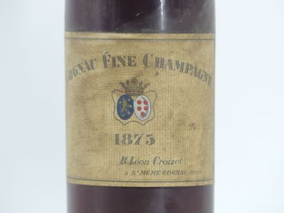 1 COGNAC 1875 CROIZET
1 bouteille de COGNAC...