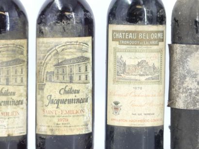 5 BORDEAUX ET 1 MONBAZILLAC
2 bouteilles...