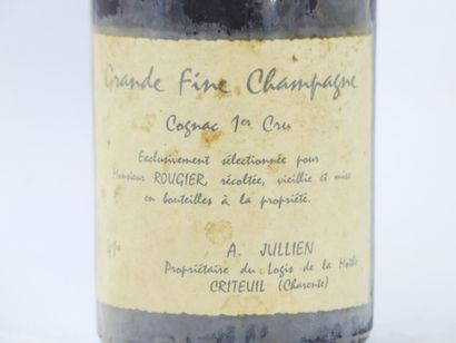 1 bouteilles de GRANDE FINE CHAMPAGNE, COGNAC...