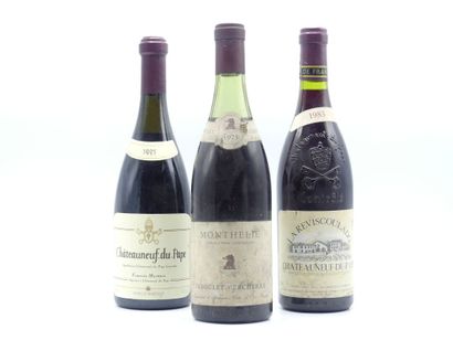 1 bouteille de MONTHELIE 1973 JABOULET VERCHERRE	

1...