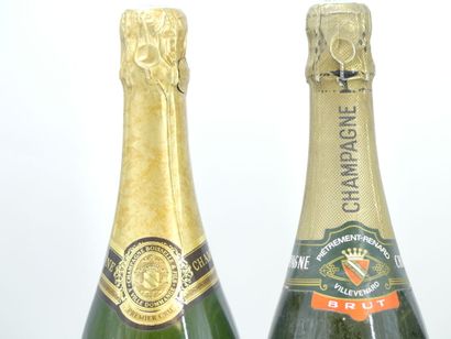 6 bouteille de mousseux
1 bouteille de CHAMPAGNE,...