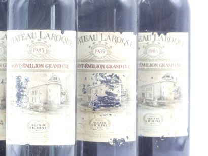 5 bouteilles de SAINT EMILION GRAND CRU 1985...