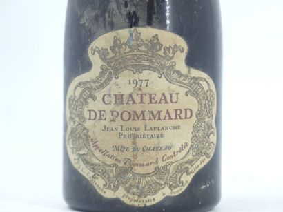 1 bouteille de CHATEAU DE POMMARD 1977 Jean-Louis...