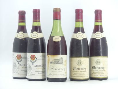 5 MERCUREY 
1 bouteille de MERCUREY, 1969,...