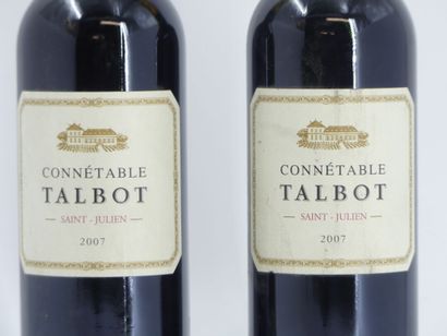 2 CONNETABLE TALBOT 2007
2 bouteilles de...