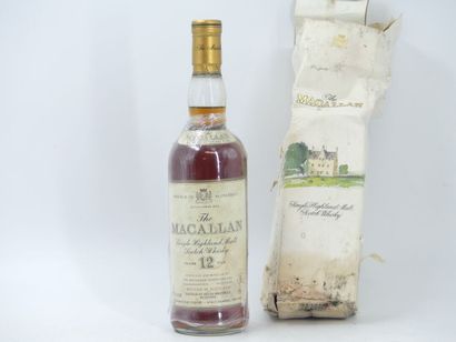 1 bouteille de WHISKY, 12 ans, THE MACALLAN....