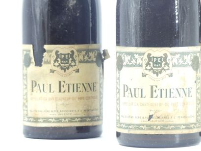 3 bouteilles de CHATEAUNEAUF DU PAPE, 1959,...